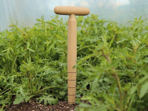 T shaped garden planting dibber